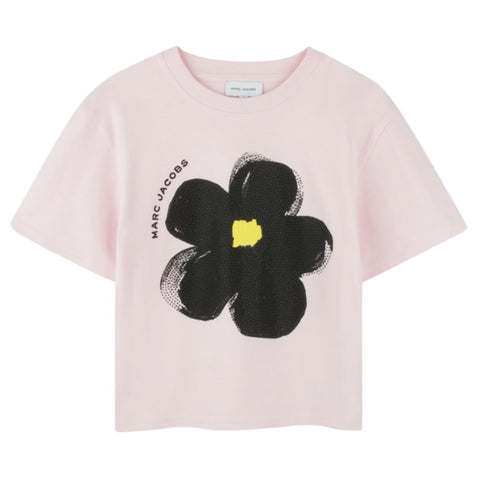 Marc Jacobs Girls Pink Flower T-Shirt