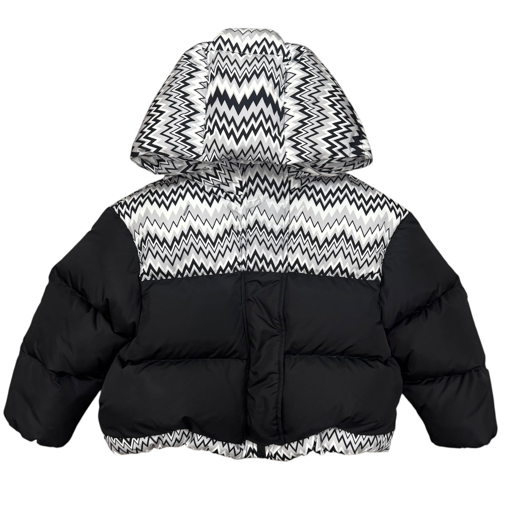 Missoni Kids Black Zig Zag Coat