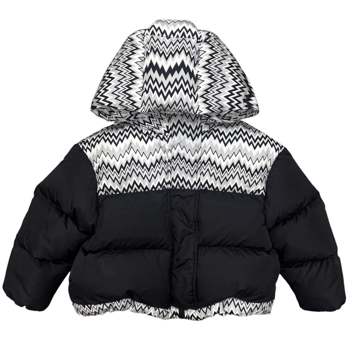 Missoni Kids Black Zig Zag Coat