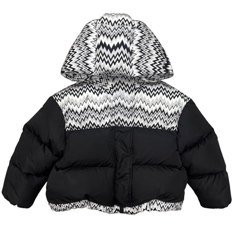 Missoni Kids Black Zig Zag Coat