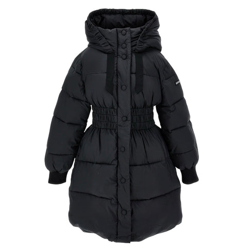 Monnalisa Girls Black Coat