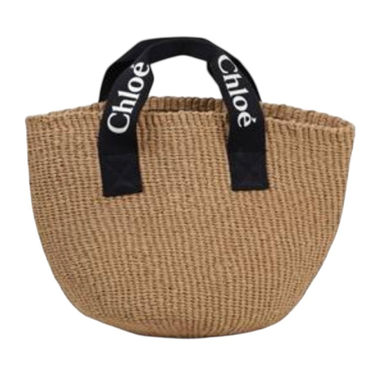 Girls Navy Basket Bag