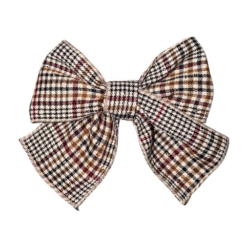 Phi Clothing Girls Checked Bow