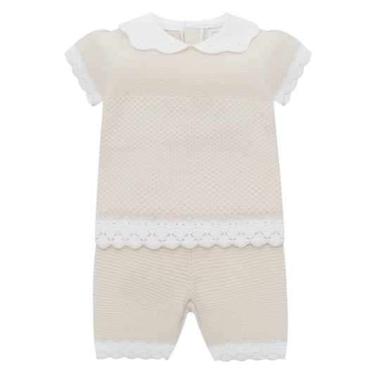 Baby Girls Beige ‘Laura’ Set