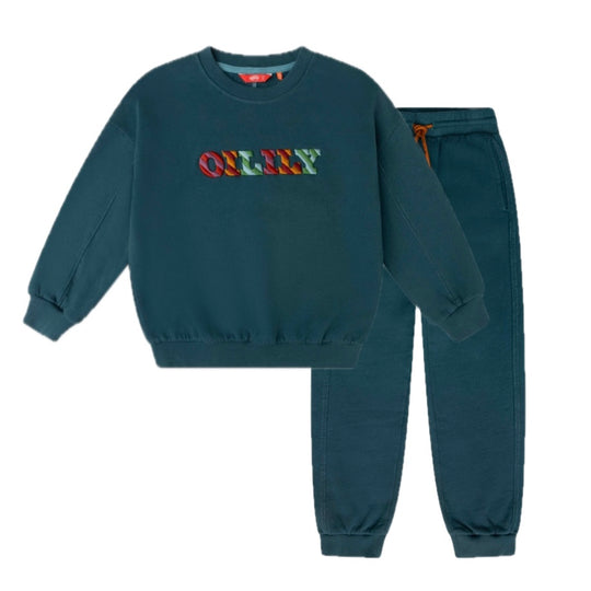 Boys Teal Harvey Logo Tracksuit