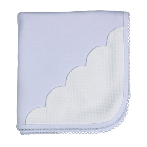 Kathryns Baby Blue Cotton Blanket