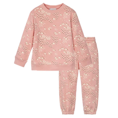 Stella McCartney Kids Girls Pink Horse Star Tracksuit