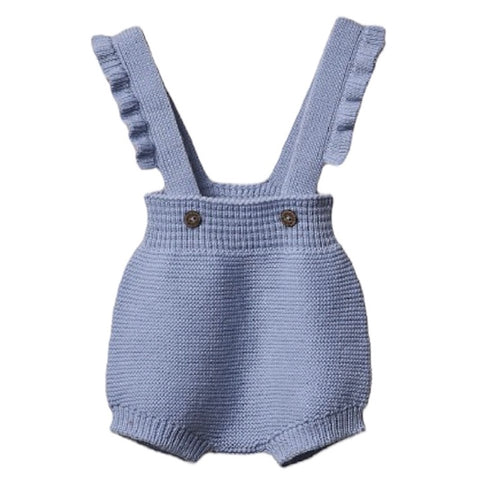 Wedoble Baby Boys Blue Knit Shortie