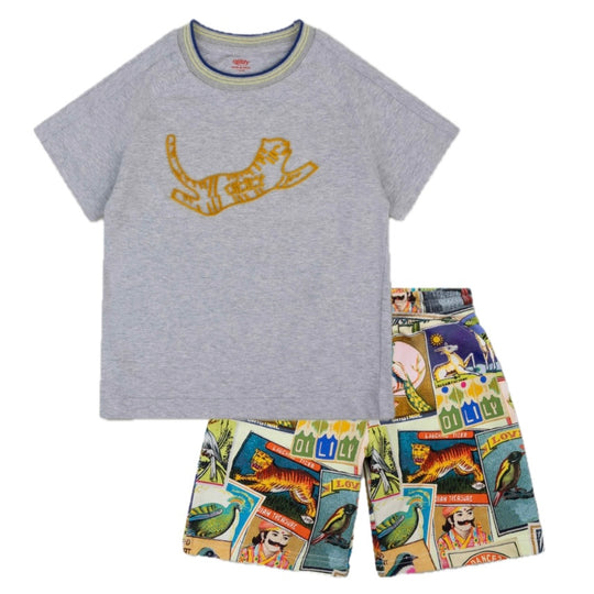 Boys Lime Short Set