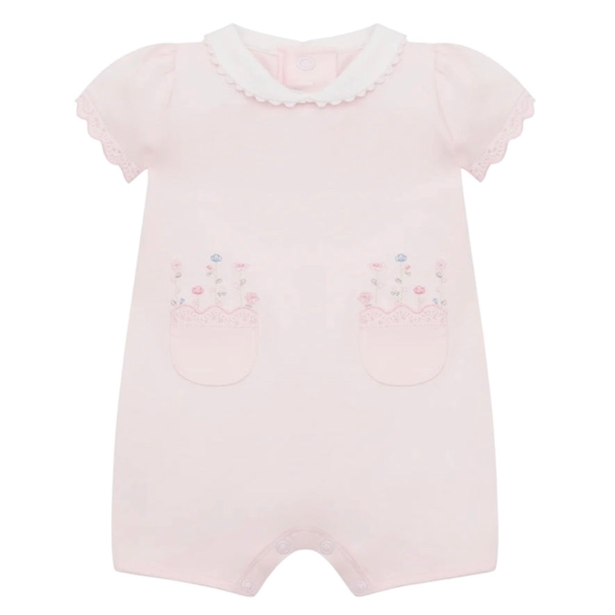 Emile Et Rose Baby Girls Pink ‘Louise’ Romper