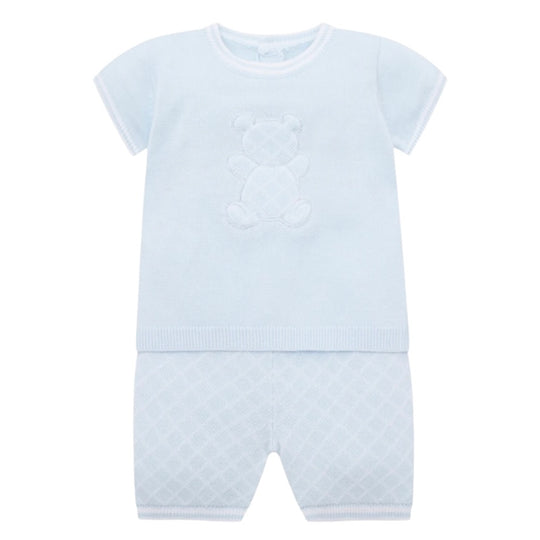Baby Boys Blue 'Lennox' Knitted Set