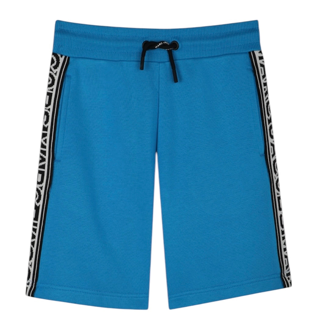 Marc Jacobs Boys Turquoise Logo Shorts