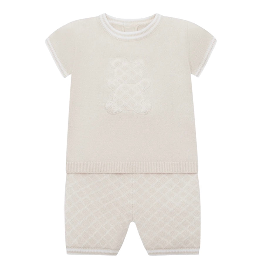 Emile Et Rose Baby Boys Beige 'Lennox' Knitted Set