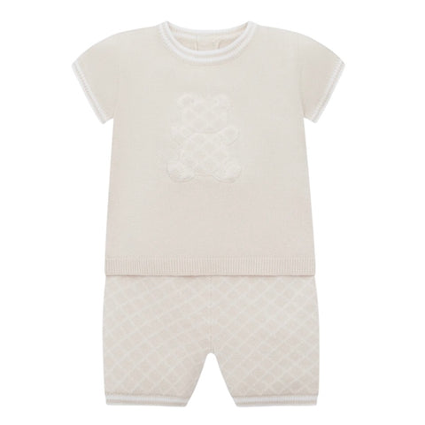 Emile Et Rose Baby Boys Beige 'Lennox' Knitted Set