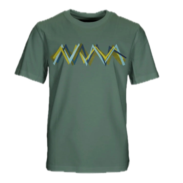 Moda Bandidos Boys Green Zig Zag T-Shirt