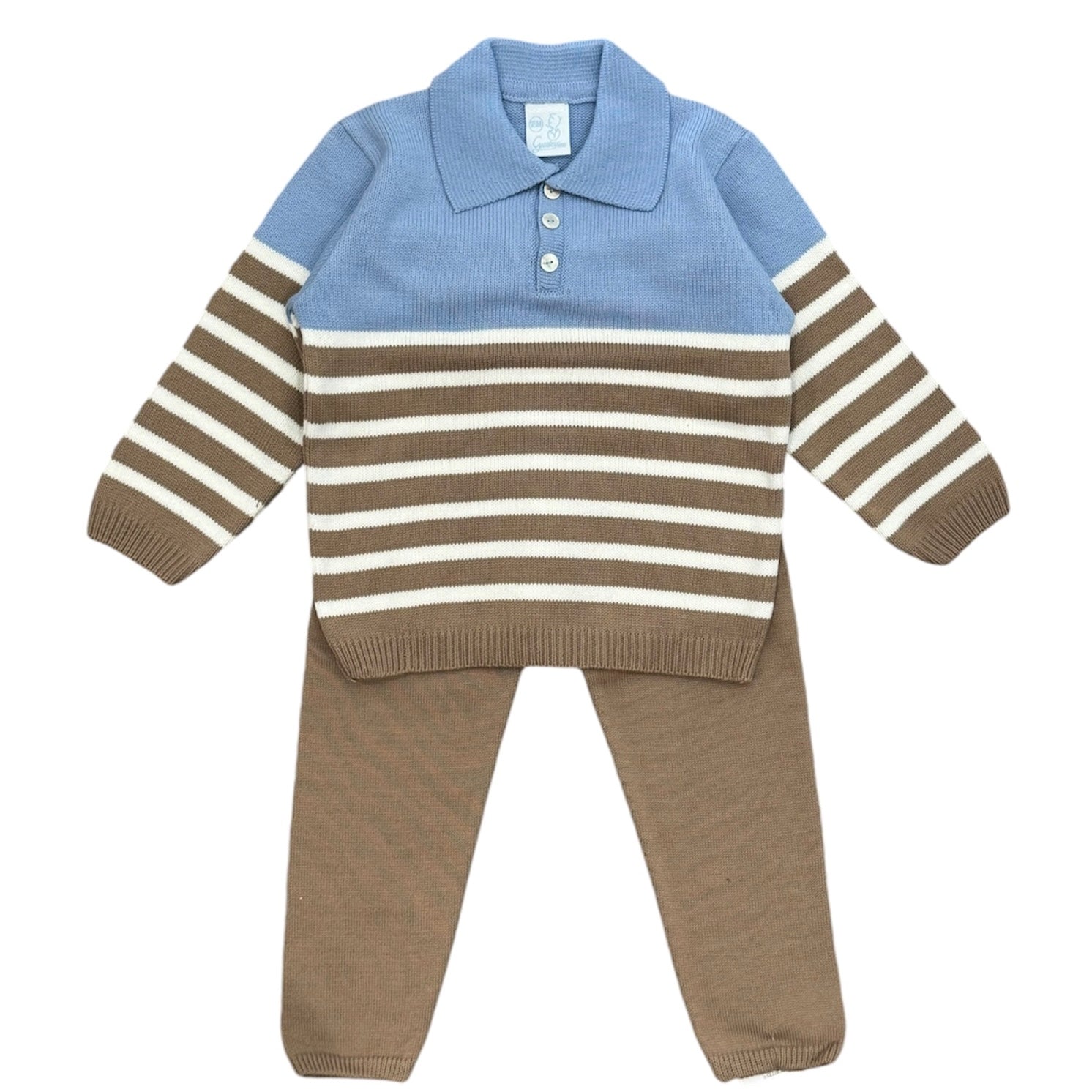 Granlei Boys Brown Knit Set