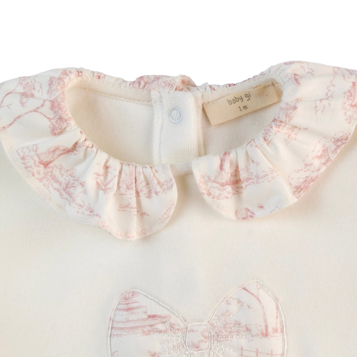 Kathryns Girls Cream Bow Set