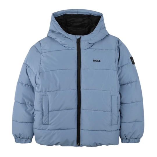 Boys Blue Puffer Jacket