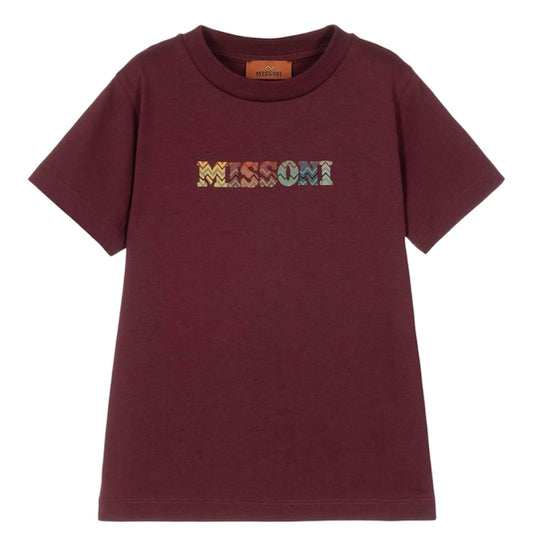 Boys Plum Logo T-Shirt