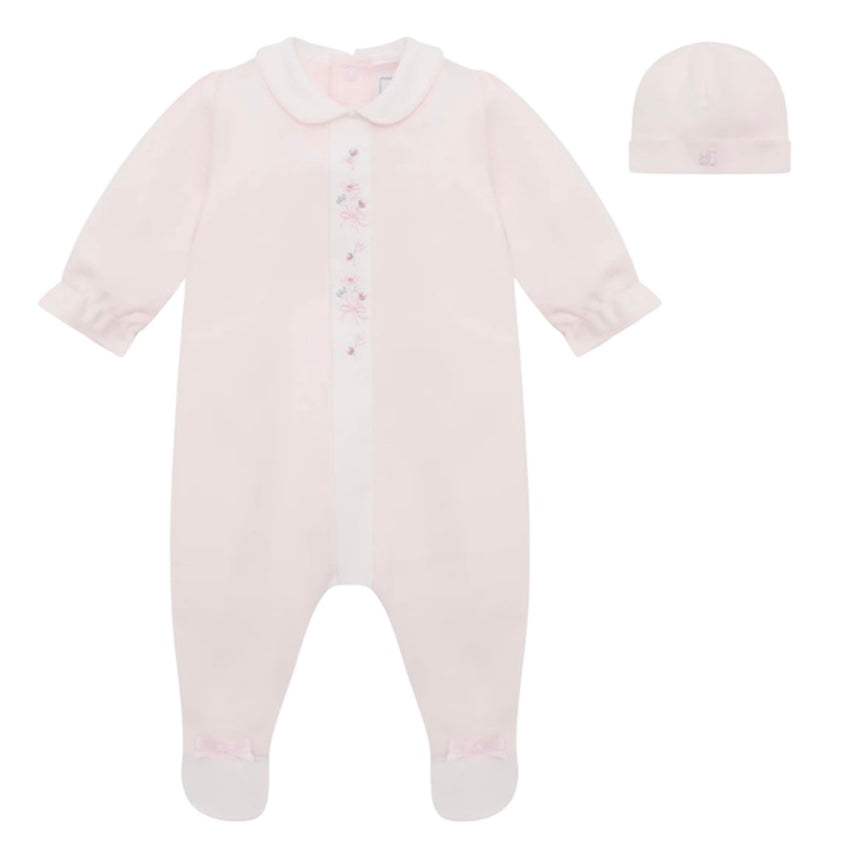 Emile Et Rose Baby Girls Pink ‘Loretta’ Babygrow
