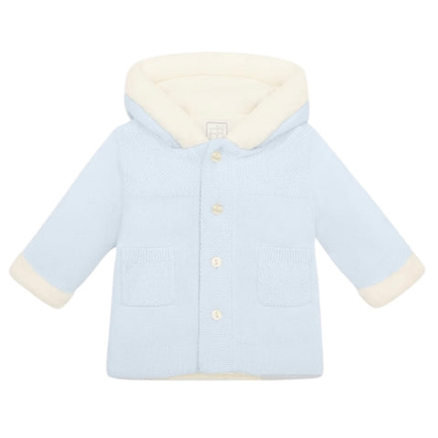 Emile Et Rose Baby Boys Blue Knitted Jacket
