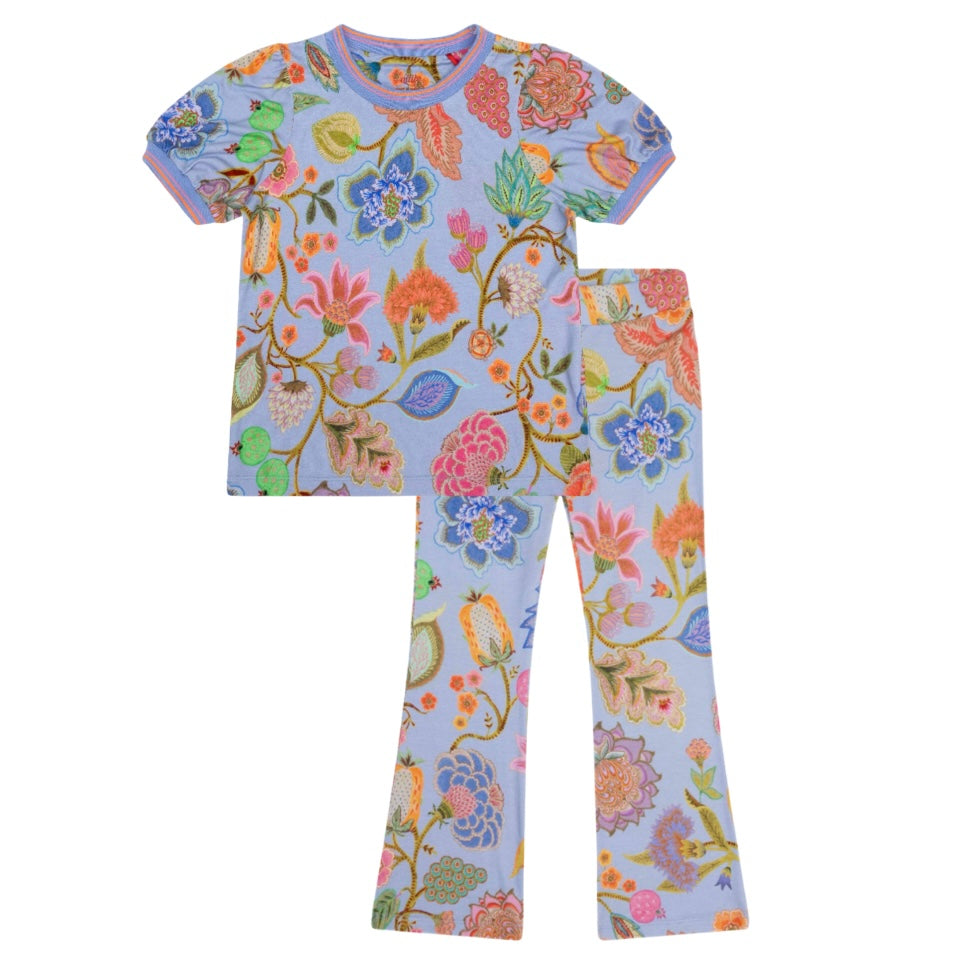 Oilily Girls Blue Tijerry Legging Set