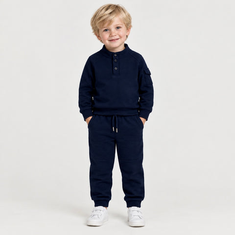 Patachou Boys Navy Tracksuit