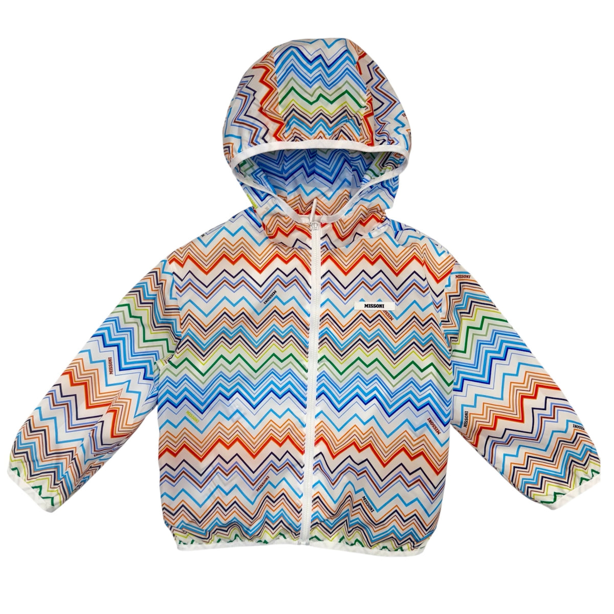 Missoni Kids Boys Multi Zig Zag Windbreaker