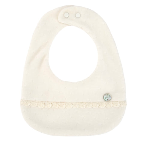 Paz Rodriguez Baby Girls Cream Velour Babygrow with Hat & Bib