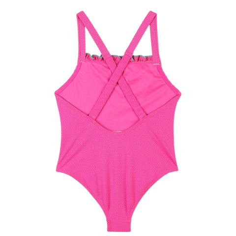 BILLIEBLUSH Girls Pink Swimming Costume