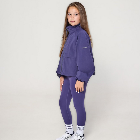 Ansandro Girls Purple Windbreaker
