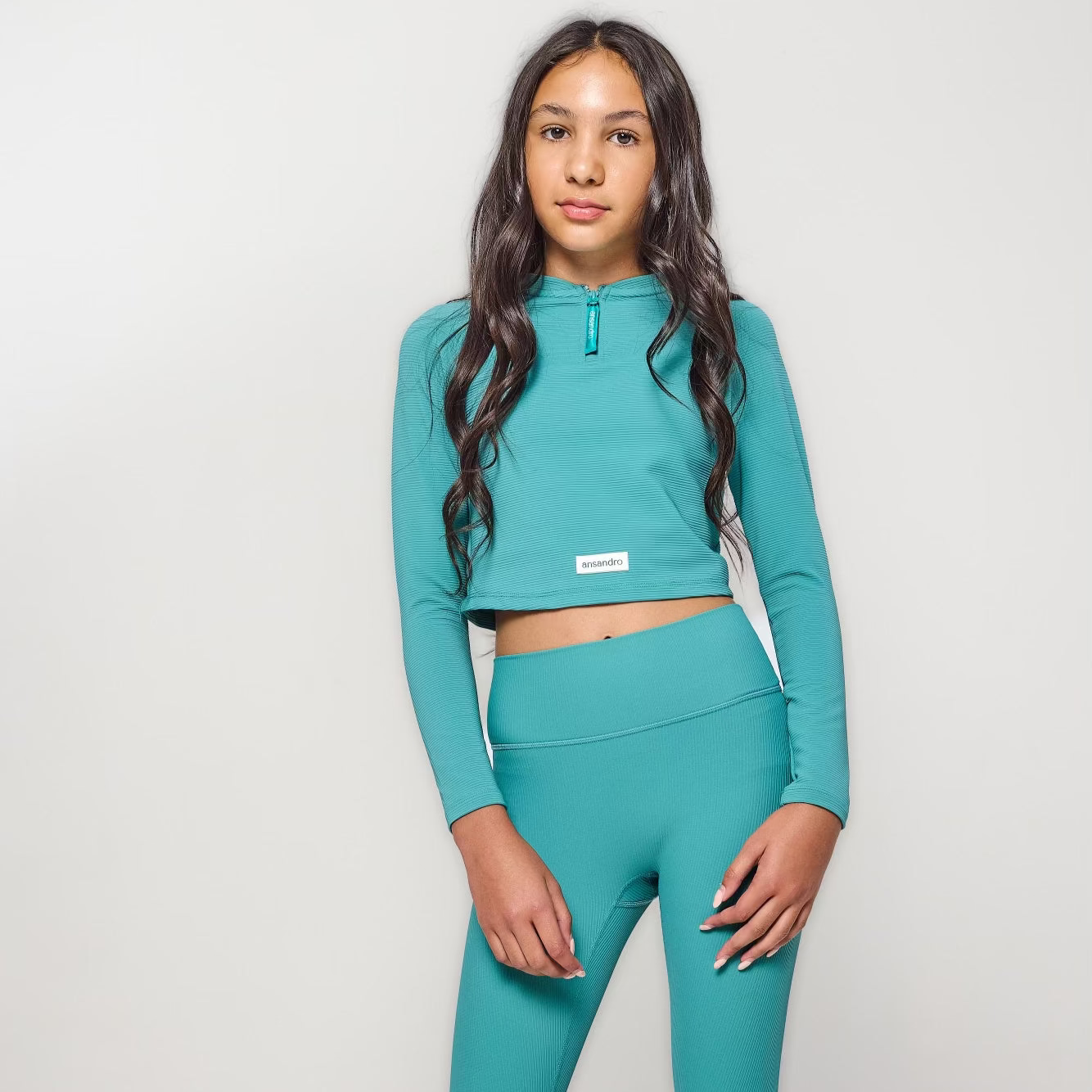 Ansandro Girls Green Legging Set