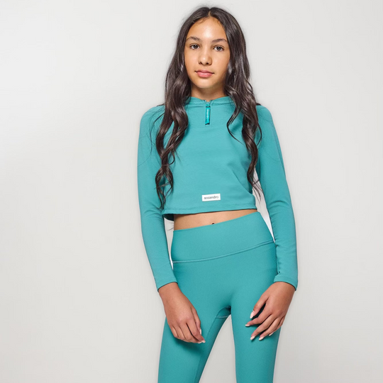 Girls Green Legging Set