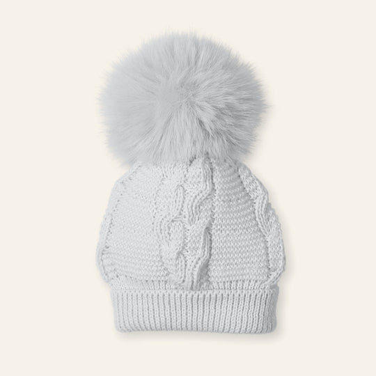 Baby Grey Knitted Hat