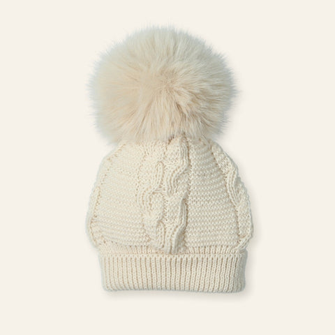 Mac Ilusion Baby Cream Knitted Hat