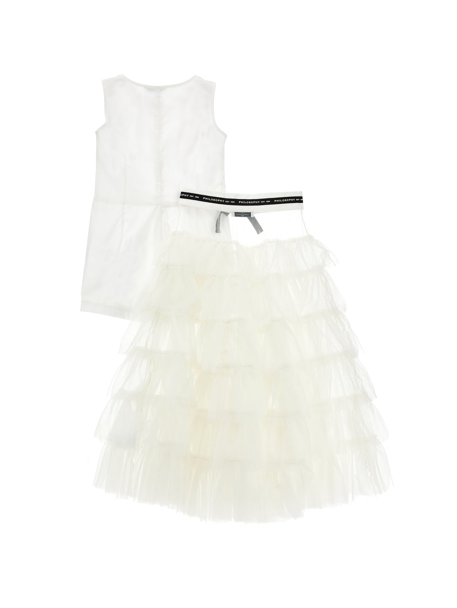 Philosophy Girls Cream 2 Piece Dress