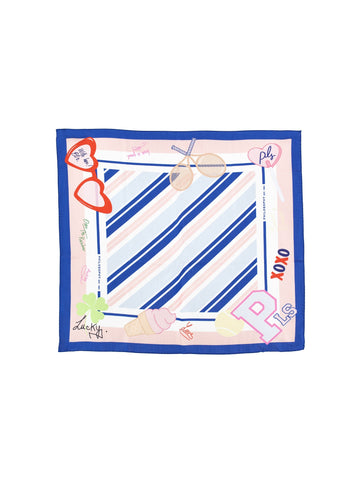 Philosophy Girls Pink And Celestial Foulard Scarf