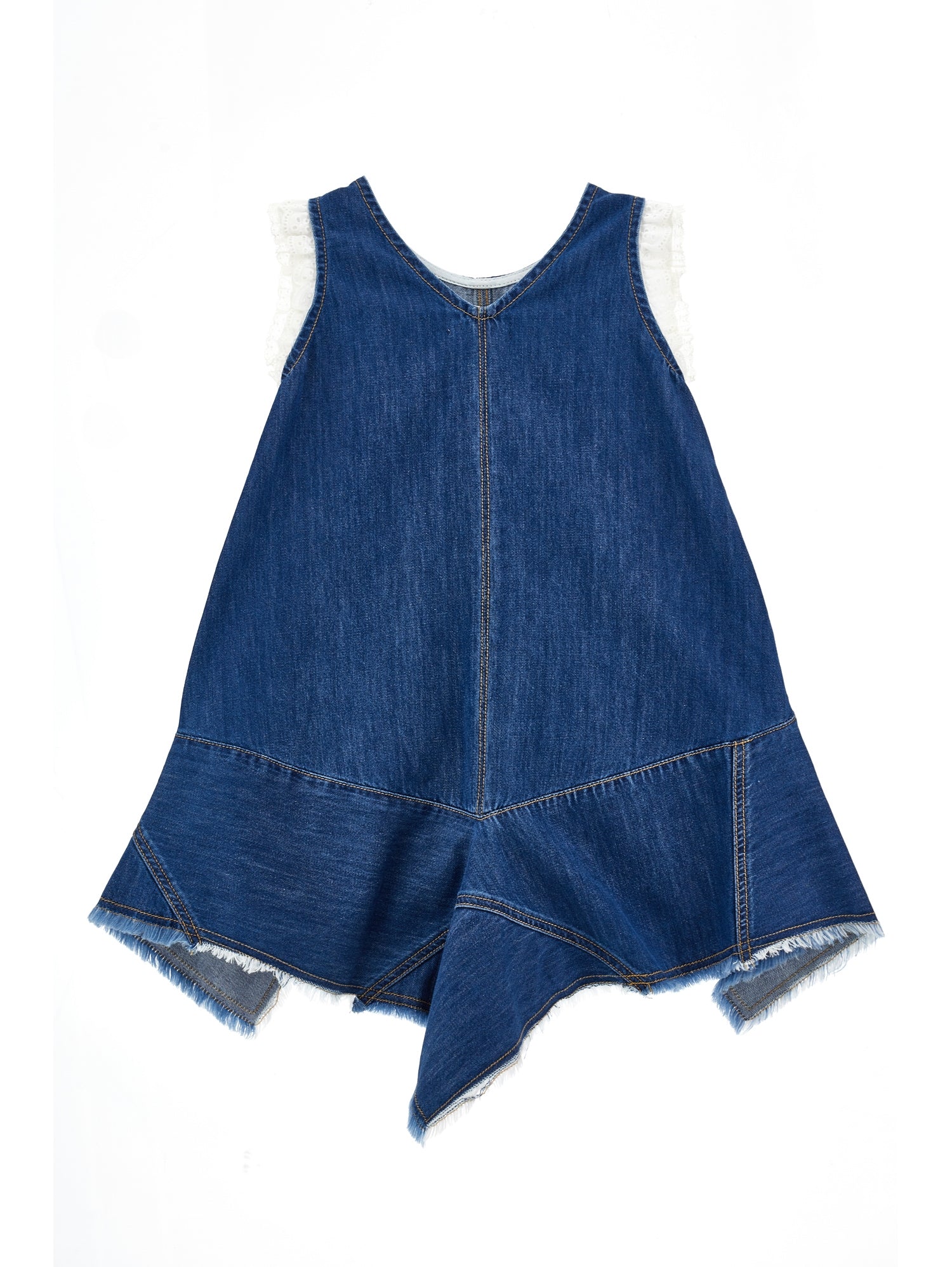 Philosophy Girls Denim Frill Dress