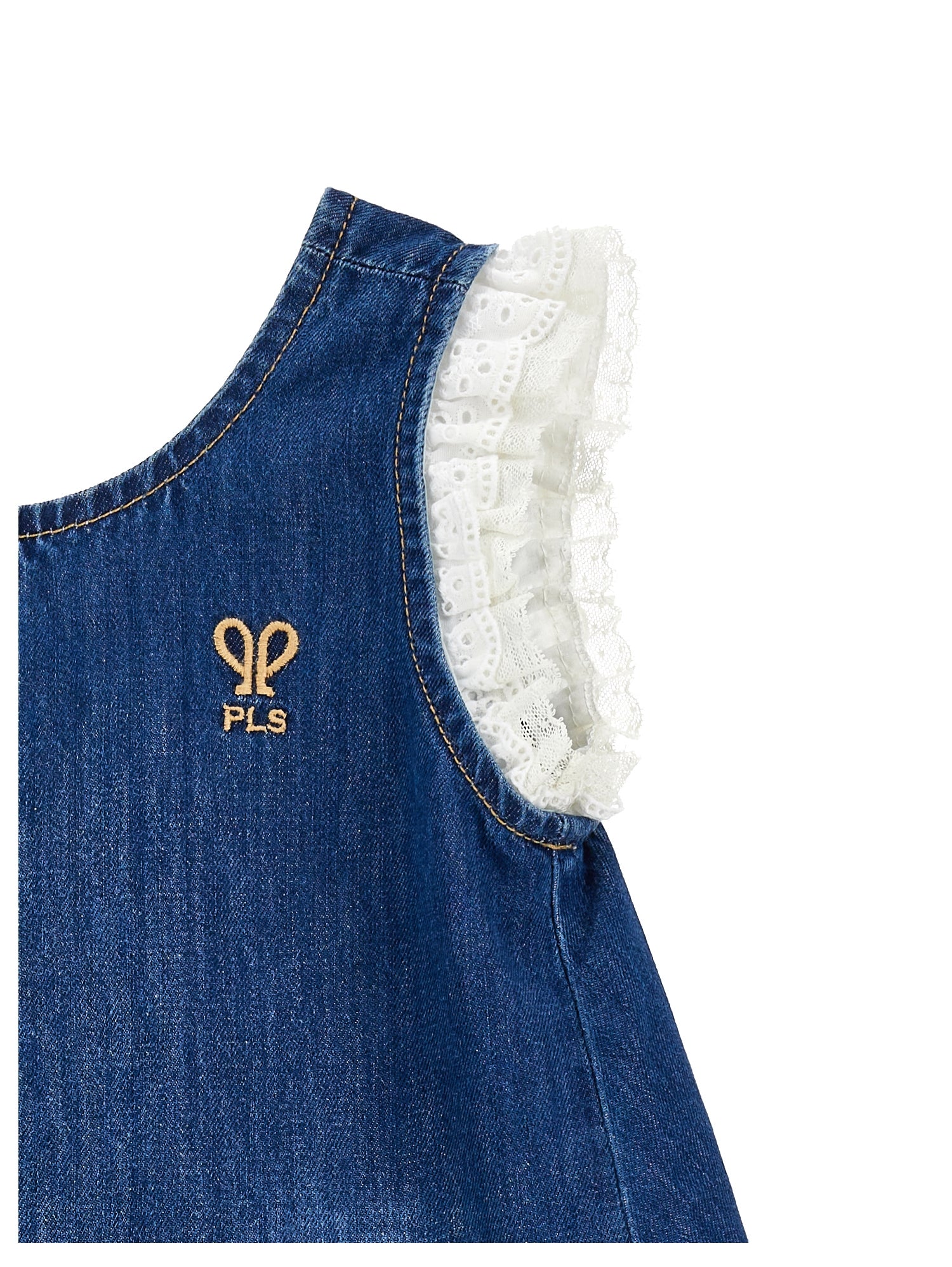 Philosophy Girls Denim Frill Dress