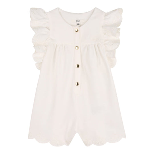 Girls Offwhite All In One