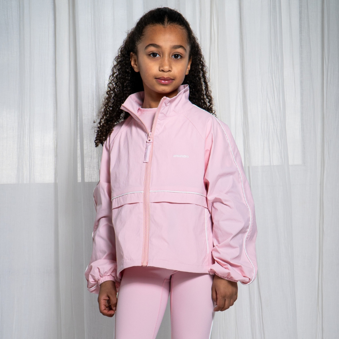 Ansandro Girls Pink Windbreaker