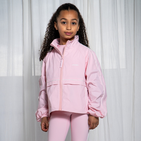 Girls Pink Windbreaker