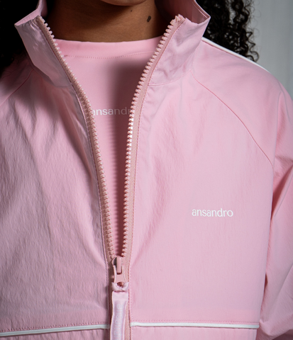 Ansandro Girls Pink Windbreaker