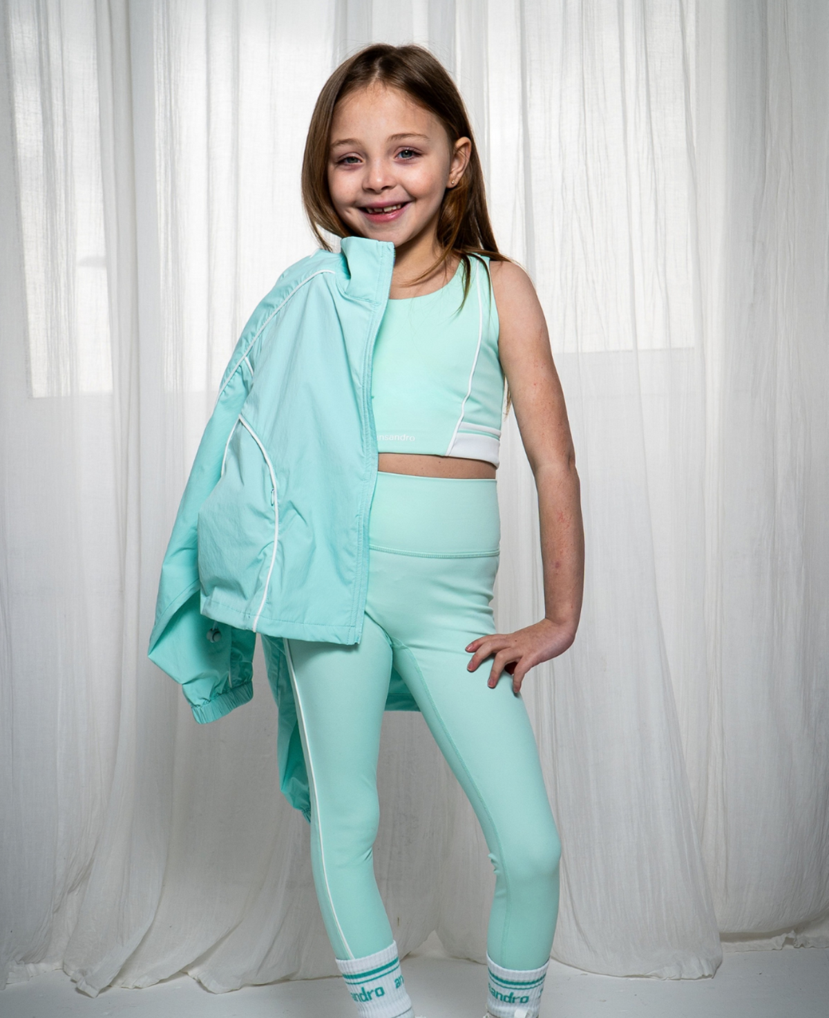 Ansandro Girls Mint Legging Set