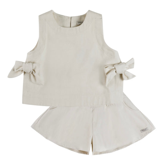 Girls Birch Cream Short Set