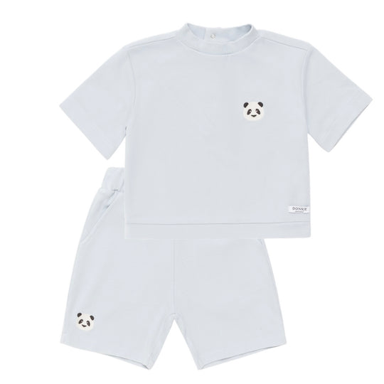 Boys Ice Blue Polar Bear Short Set