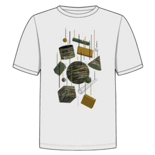 Boys White Shape T-Shirt