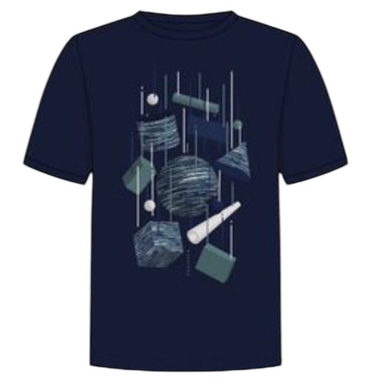 Boys Navy Shape T-Shirt