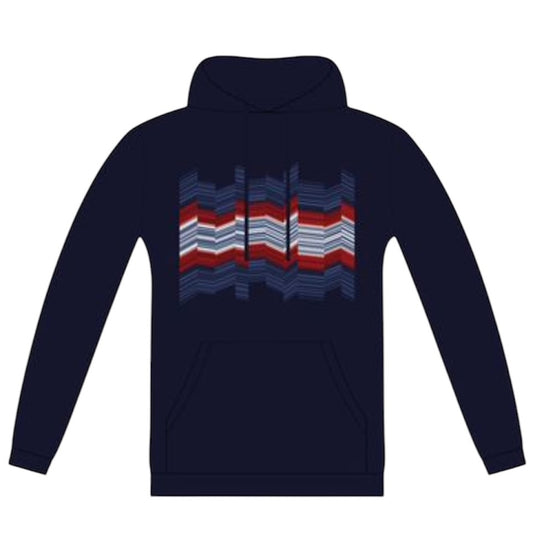 Boys Navy Wave Hoodie