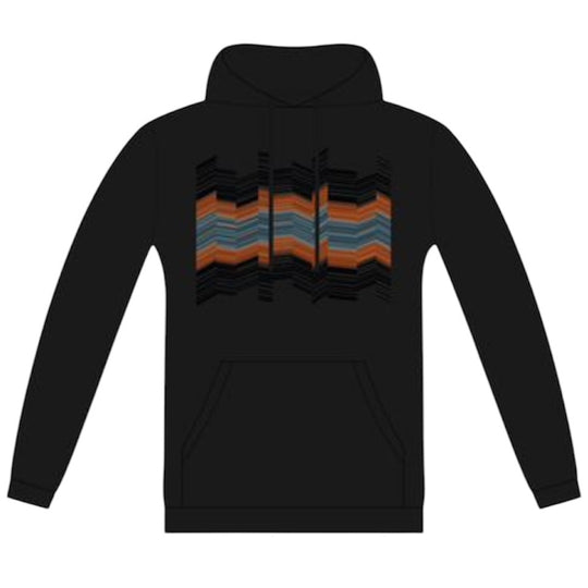 Boys Black Wave Hoodie